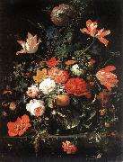 MIGNON, Abraham Flowers sye oil on canvas
